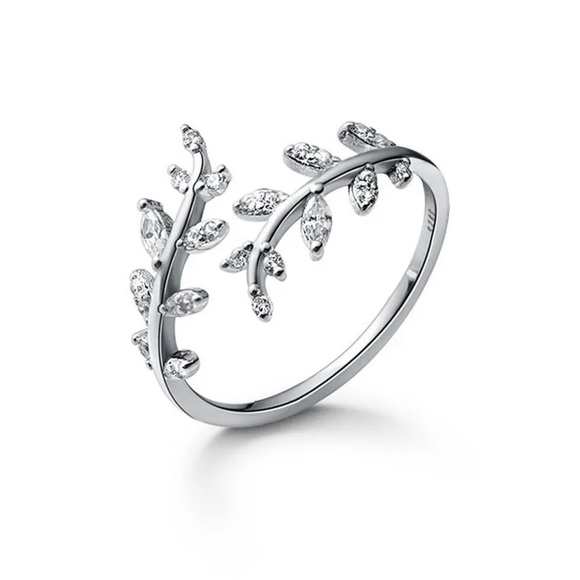 Leaf Wrap Ring - Picture 2 of 6